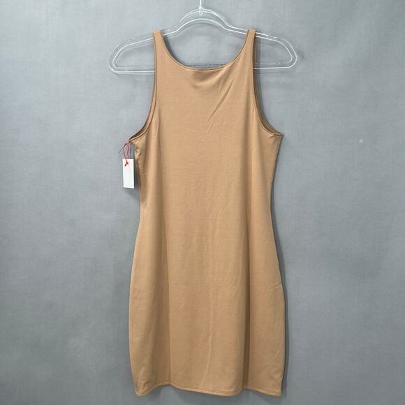 Open Edit Tank Dress Womens Medium Minimalist Clean Effortless Monochromatic - Picture 3 of 6